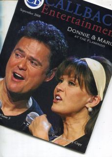 Donny Osmond Marie Osmond featured on this Magazine