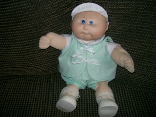 Vintage 1980s Cabbage Patch Doll Kid Premie Boy Birth Cert Incl
