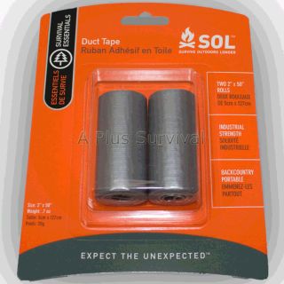 Duct Tape 2 Small Rolls Great for Survival Kits
