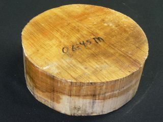 Maple wood bowl blank 3 1 4 x 8 1 2 for lathe turning 06 45M