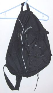 Eastsport Black Polyester Sling Pack Single Strap Backpack