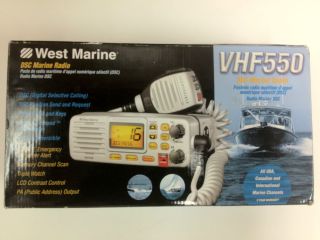  West Marine VHF550 DSC Marine Radio