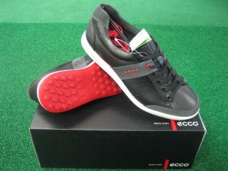 Ecco Street Premier Golf Shoes Black Red US 7 7 5 EU 41