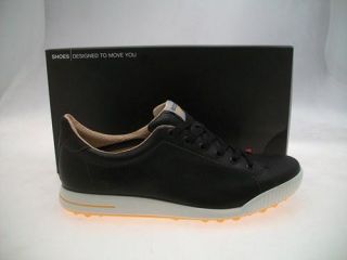 Ecco Street Golf Shoes Black Moonless Leather Suede US 10 10 5 EUR 44