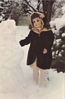   German Max Handwerck 1914 Bisque Girl Doll in Eckert Collection 1971