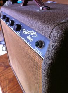 1962 Fender Princeton Brownface Amplifier