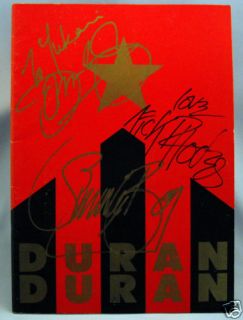 Duran Duran World Tour 1987 Japan Program RARE Signed