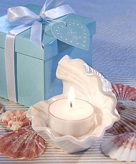 36 Exceptional Shell Oyster Design Beach Theme Candle Wedding Favor