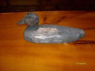 Old Wooden Duck Vintage Decoy Hunting