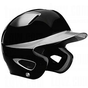 Easton Yth Natural 2 Tone Bat Helmet Blk Slv Baseball Softball