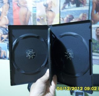 Standard Slim Quad 14mm DVD Cases Holds 4 Disc