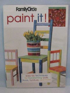 Family Circle Paint It Craft Book Easy Decorating Ideas Easy