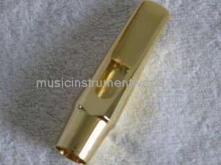 Metal Alto Saxophone Jazz Mouthpiece Gold Plated New 7