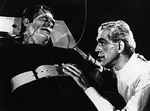 Frankenstein Head Shop Poster 1960s Glenn Strange Universal Horror B