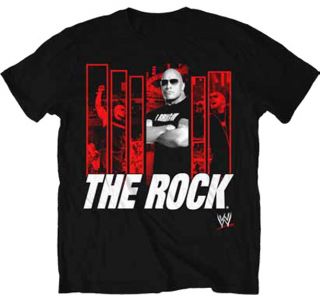 WWE The Rock Dwayne Johnson T Shirt Wrestling s M L XL 2XL