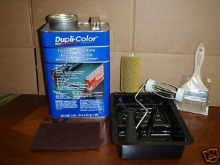 Dupli Color Bed Liner Kit 1 Gallon Spray Roll In