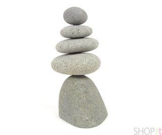  Rock Cairns 5 Natural River Stacking Stone Art Statue Eco Garden