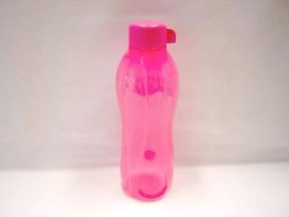 Tupperware Eco Travel Sport Water Drink 16 oz Bottle Pink New Free