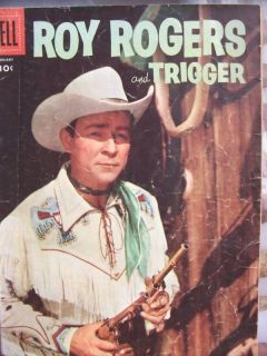 Roy Rogers And Trigger in Black Lightning ed 98 1956 A Super Comic VG
