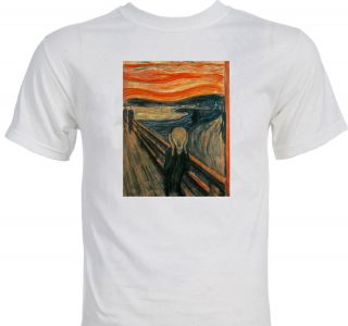 Edvard Munch The Scream Famous Painting T Shirt