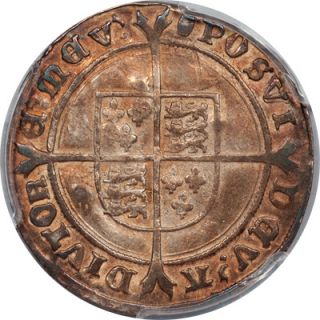 Great Britain 1551 3 Edward VI Fine Silver Shilling Mintmark TUN PCGS