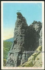 Postcard Eagle Nest Rock, Gardiner Canyon, Yellowstone