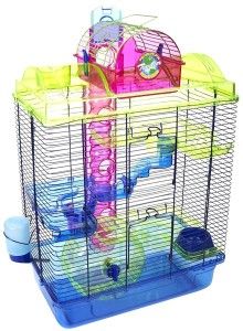  Hamster Habitat Exercising Fun Cage Dwarf Rodents Mice Pet Home