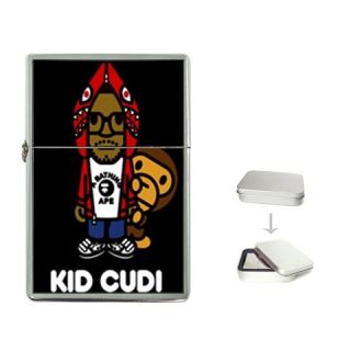 New Kid Cudi Hip Hop Rap Flip Top Lighter Gift Auction 2