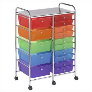 Early Childhood Resources ELR 20103 SM   15 Drawer Mobile Organizer