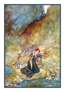 The Tempest by Edmund Dulac Counted Cross Stitch Chart
