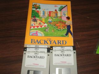Educational Vintage Software The Backyard Preschool Interactive Learn