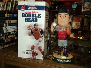 Einar Diaz Cleveland Indians Bobblehead Limited Edition