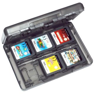 DS Game Holder Case Black Nintendo 3DS DSi XL Lite, Box Holds 24 DS or
