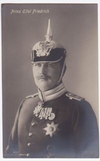 Prince Eitel Friedrich of Prussia Royalty Real Photo Postcard