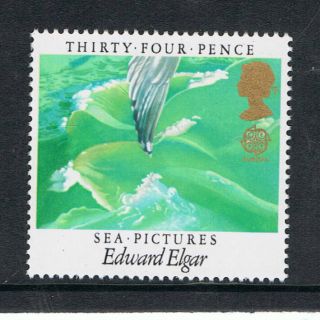 Edward Elgar The Sea Pictures on 1985 British Europa Stamp Issue Mint