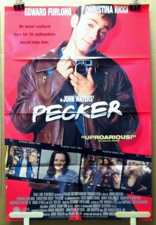 Movie Poster Pecker John Waters Edward Furlong F70