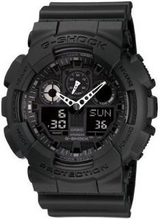 Casio Gshock GA100 1A1 x Large Big Combi XL Black Limited Watch RARE