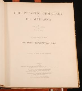1894 1911 3V Egypt Exploration Fund Petrie Illus First