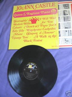 Jo Ann Castle Queen of Ragtime Piano Dot DLP3799 Record