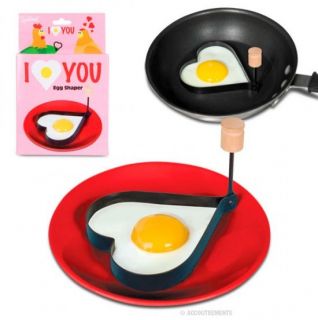 Love You Egg Shaper Heart Gift Valentine geeky Retro