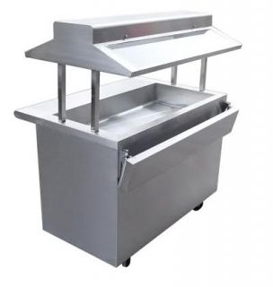 Electric Buffet Steam Table Hot Food 8 Well Pan 108 SS