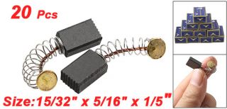 20 Pcs Electric Carbon Motor Brushes Replacement 15 32 x 5 16 x 1 5