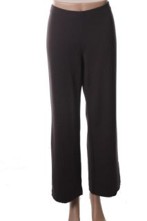 Eileen Fisher New Brown Pull on Flat Front Straight Casual Pants