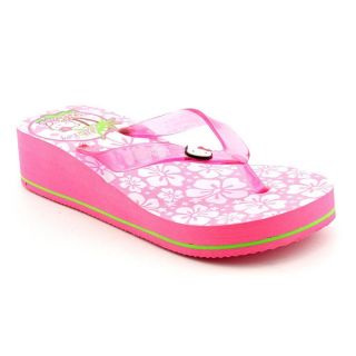 Hello Kitty Hula Youth Kids Girls Size 2 Pink Synthetic Flip Flops