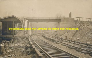 Wilkes Barre Hazleton St Johns PA Station 1909 RPPC