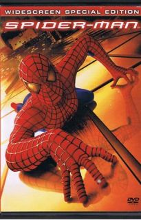 Spider Man DVD Toby Maguire Kirsten Dunst