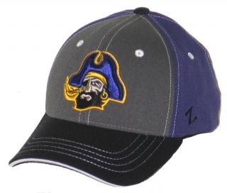 East Carolina Pirates Kickback Flex Fit Hat Cap M L New