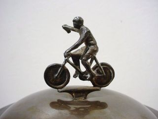Old 1940s Dutch Cycling Silver Trophy Renners Club Feijenoord Holland