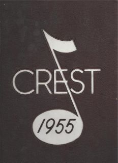 1955 Peoria High School Yearbook The Crest Peoria Illinois