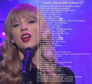 Country Music Promo DVD 2012 Country Hits Country Flavor Vol 2 Only on